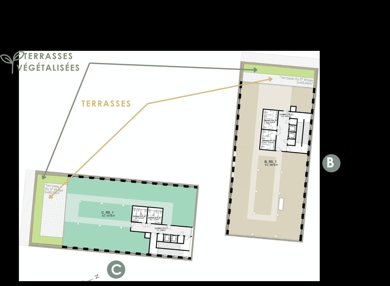 Bureau Villeneuve-d'Ascq 13620m² Location bureau Villeneuve-d'Ascq Nord OLBUR2426727 13